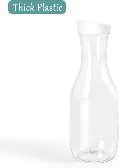 Laundry Detergent Dispenser BY VEGEVIGI, 54OZ Laundry Soap Disepenser, Liquid Laundry Detergent Container Organizer, Plastic Fabric Softener and Powder Detergent Dispenser, 3PACK