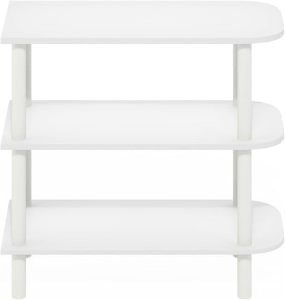Furinno FANO Shoe Rack, 24-Inch Width 2-Tier Shoe Organizer, Stackable Shoes Storage, 11.7 x 24.2 x 11.7, for Closet Entryway, Office, Garage, Amber Pine