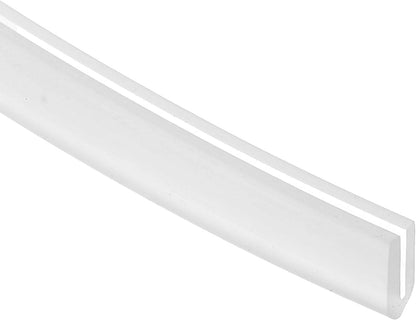 PATIKIL U Channel Edging Trim, 26Ft Sheet Metal Edge Guard Protector Rubber Edge Trim Air Sealed Seal Strip, 5/64" Slot, Fits 1/16"-5/64" Edge, 9/32" x5/128 x5/32