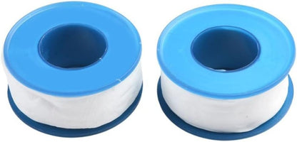 PTFE Thread Seal Tape, High-Density Plumber Tape for Leaky Pipes, Sealing Strip for Water Gas Lines, 5 Rolls(Blue 15 Meters)