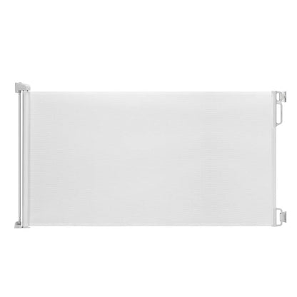 EasyBaby Extra Wide Retractable Baby Gates, 33" Tall, Extends up to 71" Wide, Black/Child Safety, Pet Gates for Stairs, Doorways, Hallways, Indoor and Outdoor