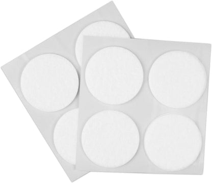 Furndiy Felt Furniture Pads for Hardwood Floors, Self-Adhesive Felt Pad for Chairs & Seat Legs, Easy Slide, Anti Scratch, Noise Stopper, Bumper & Buffer, Floor Protection - Based in USA - 0.8'' Black