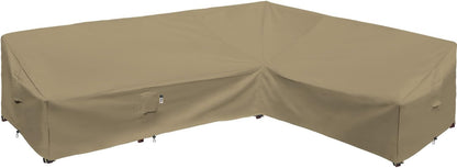 Patio Deck Box Cover, 63x30 Inch Fire Pit Covers with Straps and Handles, Waterproof Heavy Duty Outdoor Furniture Winter Cover for Keter, Suncast, Lifetime Container