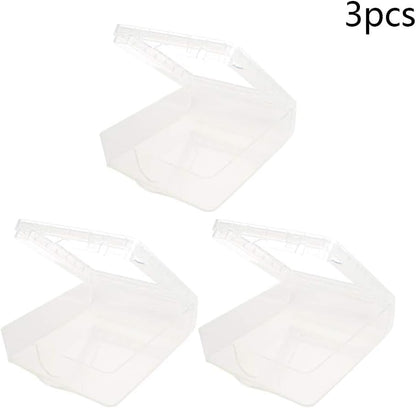 Heyiarbeit Weatherproof Cover Plug in Use Outlet Receptacle Protector 5.59"x3.27"x1.89"(LxWxH) for Retrofit Siding Construction 120 Type Transparent 1Pcs