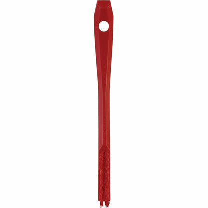 Vikan - 44016 Detail Brush, Multifunctional, Slip-Resistant Cleaning Tool, Extra Stiff Polypropylene & Polyester Bristle, 8 Inch, Yellow