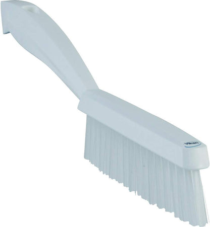 Vikan 13/16 in W Scrub Brush, Stiff, 11 51/64 in L Handle, 5 51/64 in L Brush, Blue, Plastic 41953-1 Each
