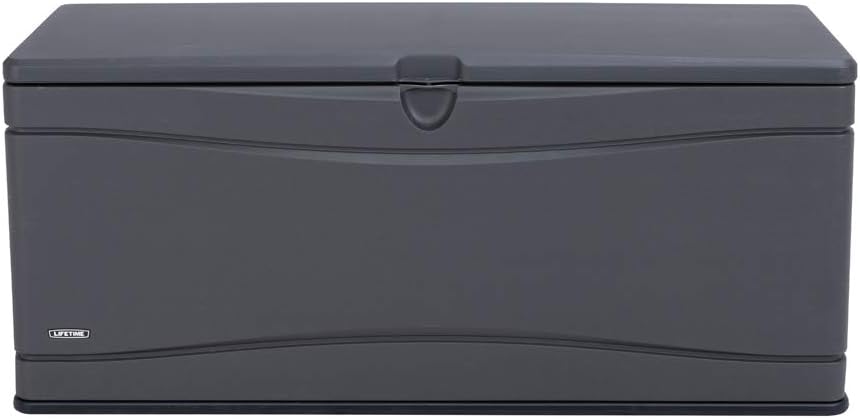 LIFETIME 60012 Extra Large Deck Box, 130 Gallon, Desert Sand/Brown