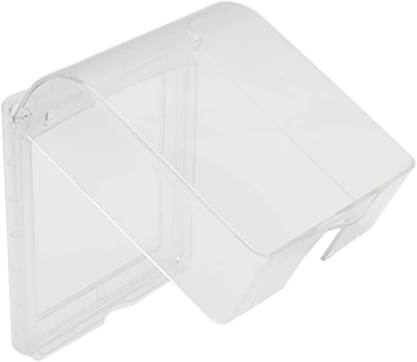 Fielect Weatherproof in Use Outlet Cover Plug 86 Type Electrical Outlet Cover Receptacle Protector 98x110x43mm for Retrofit Siding Construction, Transparent