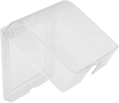 Fielect Weatherproof in Use Outlet Cover Plug 86 Type Electrical Outlet Cover Receptacle Protector 98x110x43mm for Retrofit Siding Construction, Transparent