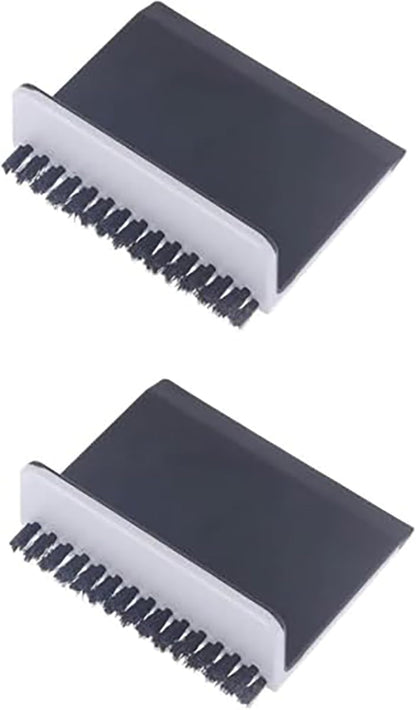 2 Pcs Black Kitchen Sink Squeegee Cleaner Countertop Brush Wiper Home Kitchen Tool Fruit and Vegetable Cleaning Brushes Accessories Utensils and Gadgets