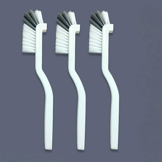 3 PCS Crevice Scrub Brush, Angle Cleaning Brushes for Kitchen Stiff Bristle Brushes for Sink/Tile/Shower/Corners/Crevice