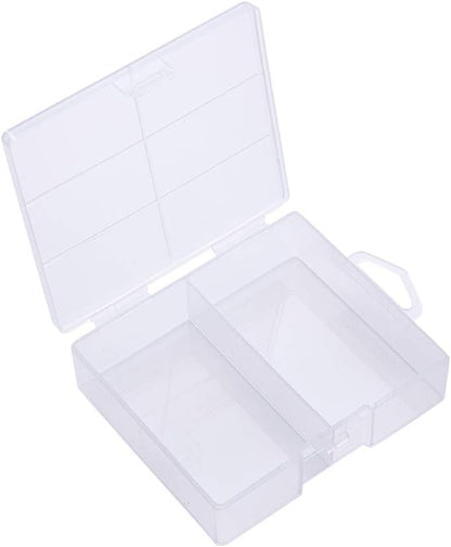Fielect AAA/AA/C/D Battery Storage Case Holder Organizer Box Transparent