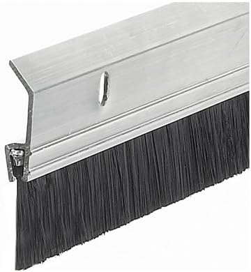 Frost King SB36 2 x 36" Extra Aluminum/Brush Door Sweep, Silver
