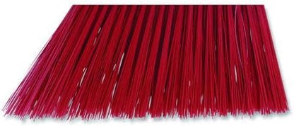 Nexstep Commercial MaxiPlus Angle Broom, 56" Length, 14" Wide Sweep, Steel Handle, Synthetic Bristles, Red/Black, Commercial Grade Floor Broom