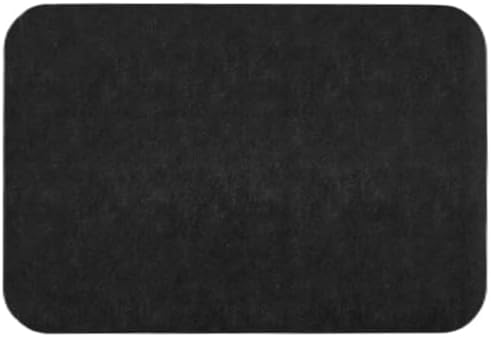 TYUU Bath Mat, Bathroom Rugs Non Slip Washable Thin Absorbent Quick Dry Bath Mat Fits Under Door Bathroom Floor Mat Perfect for Bath, Shower, or Sink 16"x24" Dark Grey