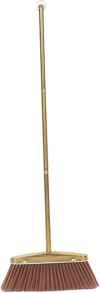 Heavy Duty Dust Removal Broom Stainless Steel with Detachable Handle Versatile Floor Compatibility Weather Resistant Cleaning Tool for Indoor and Outdoor Use for Patio and Damp