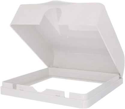 Heyiarbeit Weatherproof Cover Plug in Use Outlet Receptacle Protector 5.59"x3.27"x1.89"(LxWxH) for Retrofit Siding Construction 120 Type Transparent 1Pcs