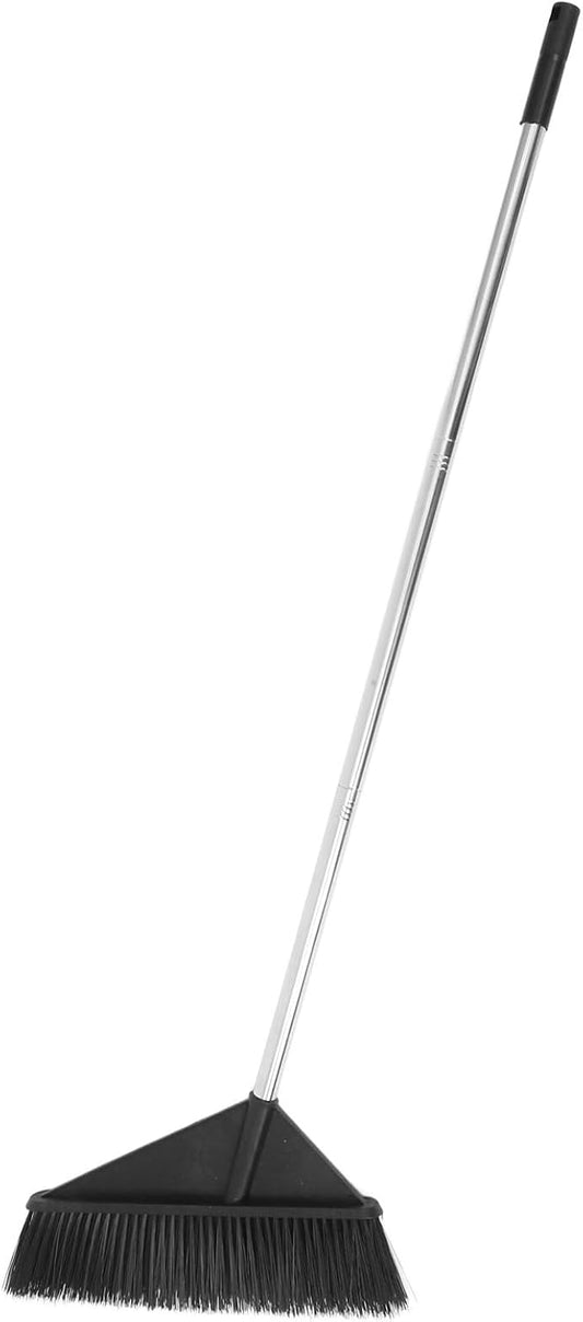 Alipis Long Handle Hard Bristle Broom for Home and Garden Cleaning, Large Push Sweeper Broom for Indoor and Outdoor Use, Reusable Floor Brush for Garage, Patio, and Warehouse Assorted
