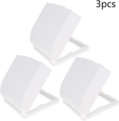 Heyiarbeit Weatherproof Cover Plug in Use Outlet Receptacle Protector 3.86"x4.33"x1.69"(LxWxH) for Retrofit Siding Construction 86 Type White 1Pcs