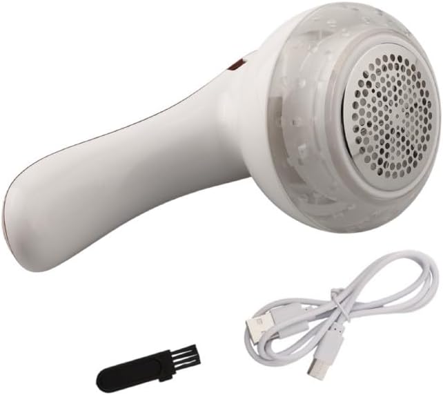 USB Rechargeable Fabric Shaver, Electric Lint Remover for Clothes with Spare Head, Portable Fuzz Ball Defuzzer for Sweaters Furniture Couch Blanket
