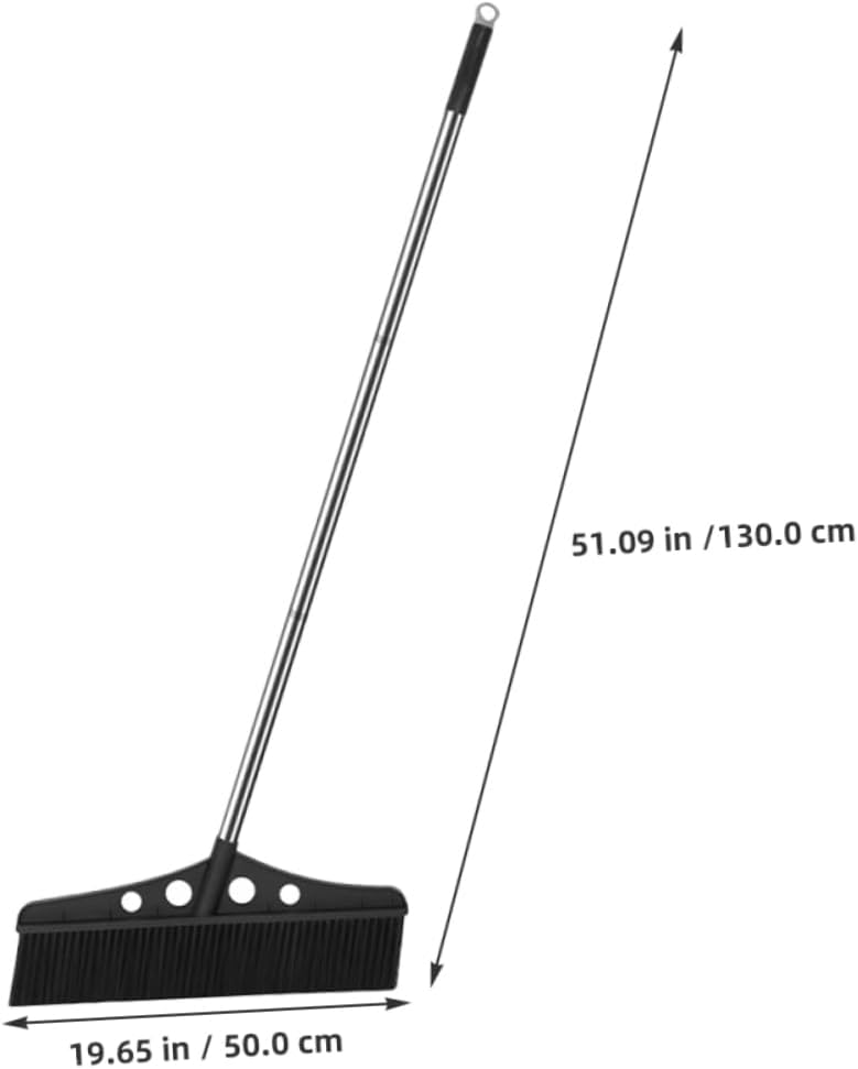 Heavy Duty Outdoor Broom Handle Detachable Wide Brush for Efficient Cleaning of Gardens Patios and Versatile Cleaner for Concrete and Brick