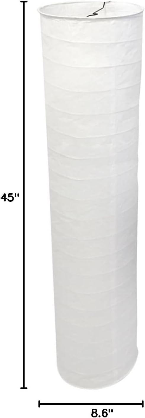Paper Floor Lamp Shade White Rice Paper Lampshades Replacement Lamp Cover Floor Lamp Cover Replacement for Bedroom Living Room