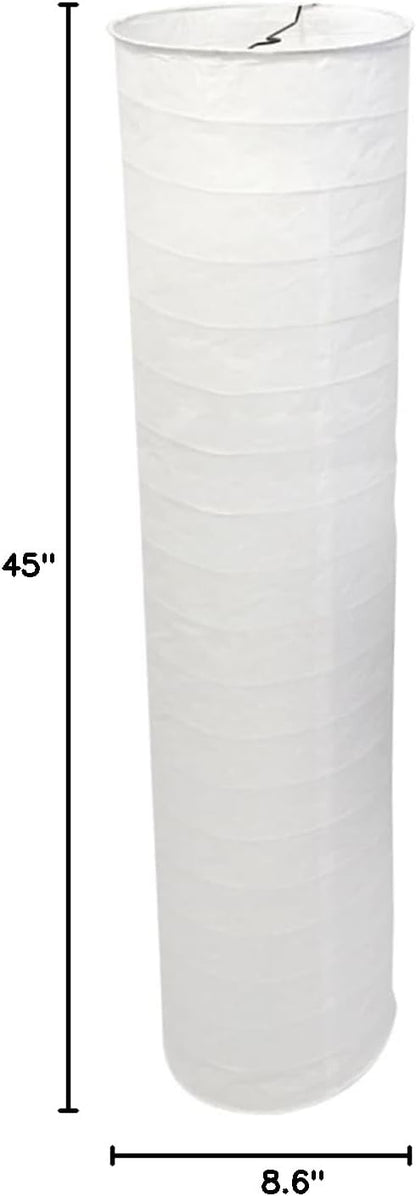 Paper Floor Lamp Shade White Rice Paper Lampshades Replacement Lamp Cover Floor Lamp Cover Replacement for Bedroom Living Room