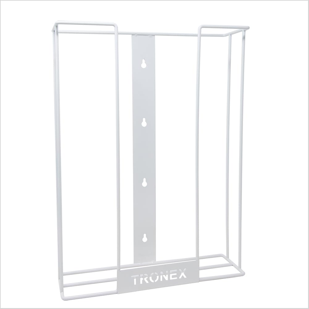 TRONEX Triple Wall Mount Glove Dispenser Racks 3 Wire Glove Rack Holder for Disposable Gloves and Napkins Durable Metal Organizer for the Healthcare Industry (1)