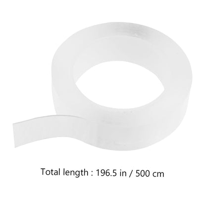 ARTIBETTER 1Roll Washable Double Sided Nano Tape Transparent Adhesive Mounting Tape Removable Grip for Crafts Home Decor Wall Applications High Tack Versatile