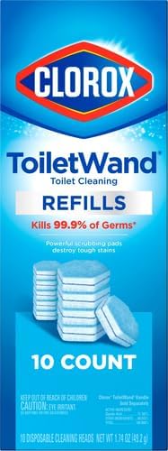 Clorox ToiletWand Toilet Cleaner Refills, Toilet brush, Original, 10 Count