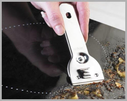 KINGZHUO Glass Scraper Cleaning Scraper Suitable for Glass Ceramic and Induction Cooktops