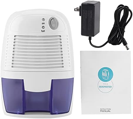 Dehumidifier for Bedroom, 500ml Small Quiet Dehumidifier with Auto Shut Off, Portable Mini Dehumidifier for Bathroom Closet RV Home