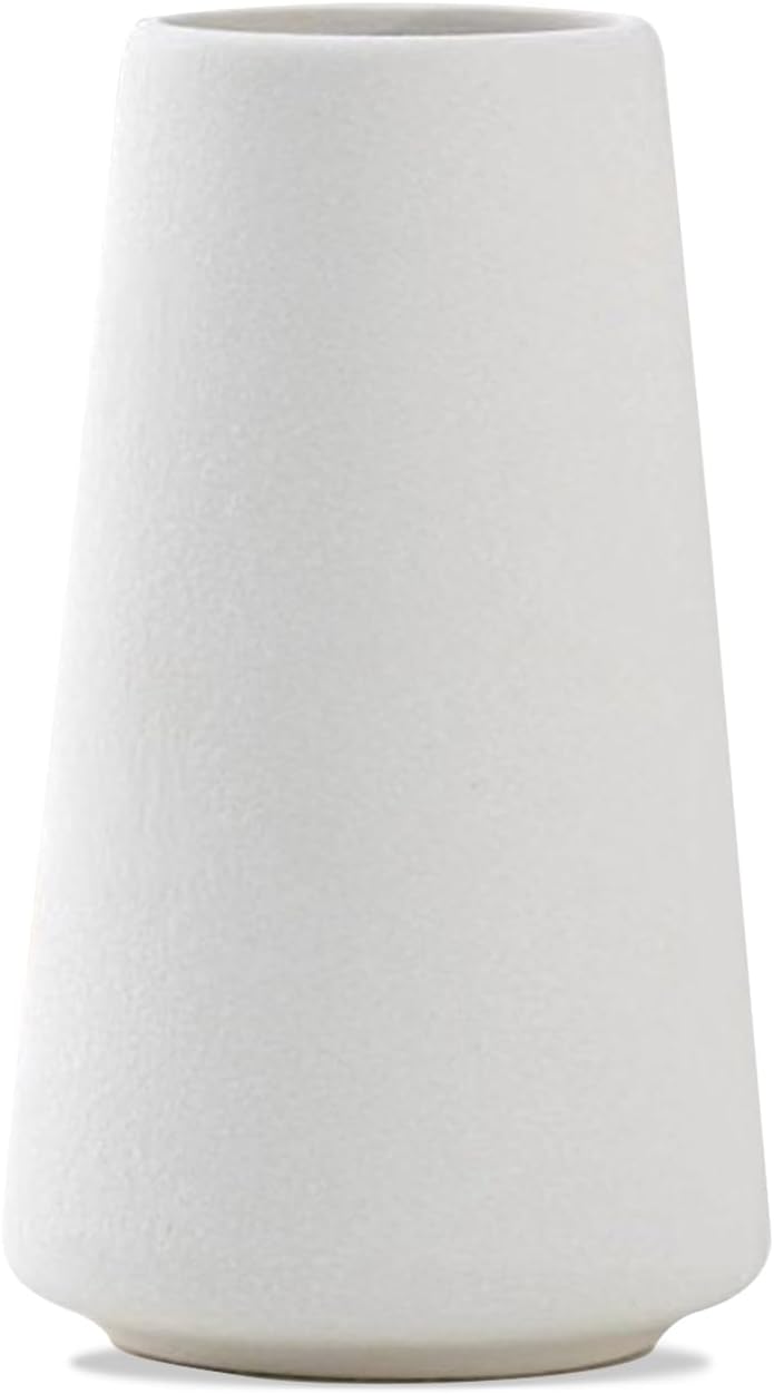 5'' White Ceramic Bud Vases Set of 10,Small Vases in Bulk for Flowers,Mini Vases for Centerpieces,Modern for Floral and Pampas Grass,Boho for Wedding,Party,Table Home Decor