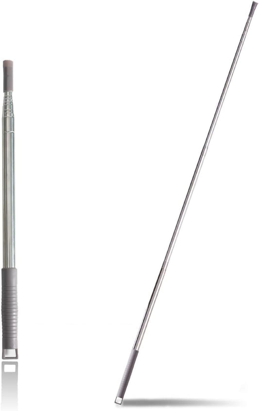 Upgraded Thickened Extension Pole 16'-80', Sturdy Long Telescoping Pole Attachment Microfiber Duster for High Ceiling Cleaning by OOSOFITT
