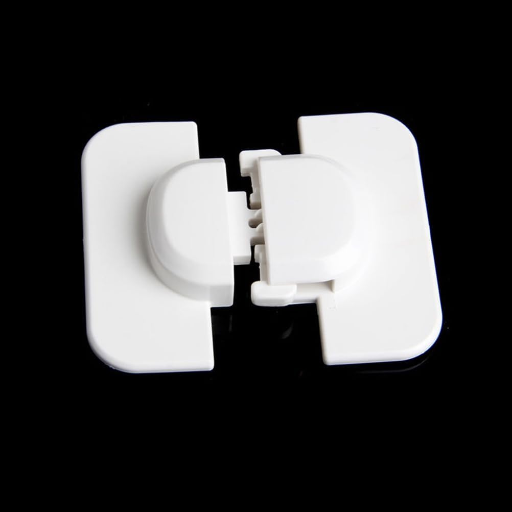 Upgraded Invisible Baby Proofing Cabinet Latch Locks：Child Safety Locks for Cabinets and Drawers, Fridge - Strong Adhesive Latches for Easy Installation No Drilling or Tools Required for Installation