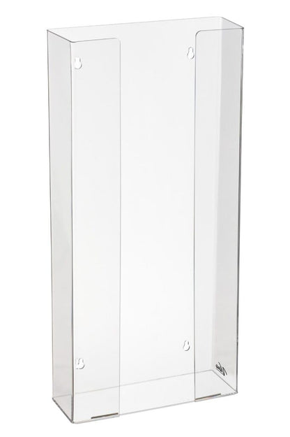 AdirMed VivaEssentials Double Glove Box Holder, Wall Mount or Free Standing Black Acrylic Glove Holder