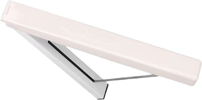 Wall Mounted Drying Rack | Foldable & Retractable Clothes Hanger | Holds 60 Lbs for Bathroom/Laundry Room/Closet | Space Saving Home Organizer