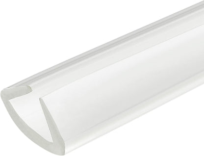 uxcell U Channel Edge Trim, 4.9ft Length Soft Rubber Guard Seal Strip Edge Protector Fit for 1-2mm Edge, (9/32" W x 5/32" H) Clear