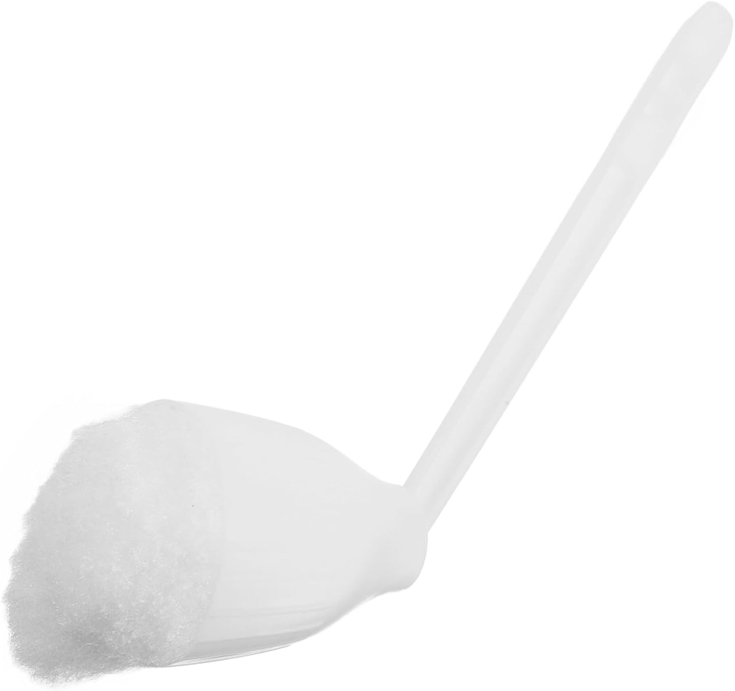OUNONA Elastic Toilet Bowl Mop Brush Long Handle Soft Swab Under Rim Cleaning Bathroom Scrubber
