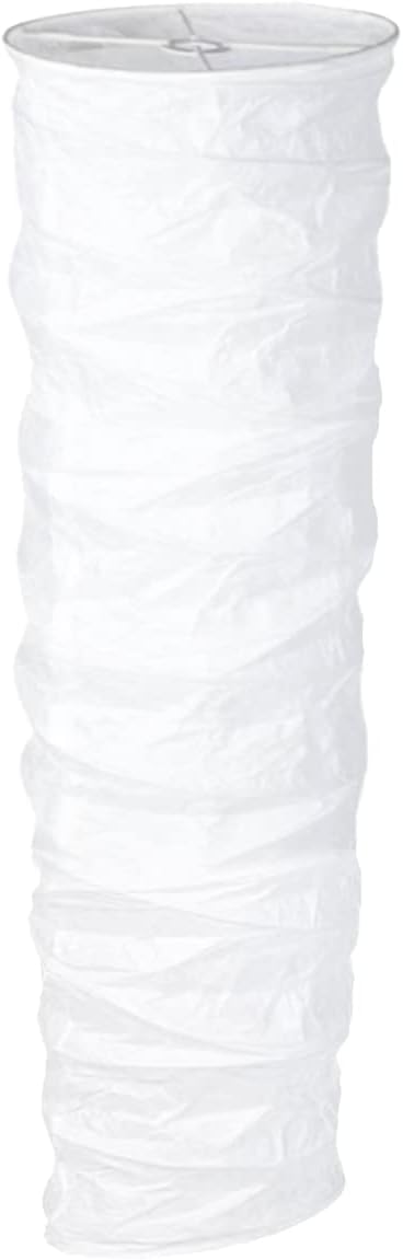 FERCAISH Paper Floor Lamp Shade, Foldable and Minimalist Style Rice Paper Lamps Classic Modern Paper Floor Light Bulb Cage Guard for Living Room Bedroom Décor(Irregular)