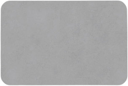 TYUU Bath Mat, Bathroom Rugs Non Slip Washable Thin Absorbent Quick Dry Bath Mat Fits Under Door Bathroom Floor Mat Perfect for Bath, Shower, or Sink 16"x24" Dark Grey