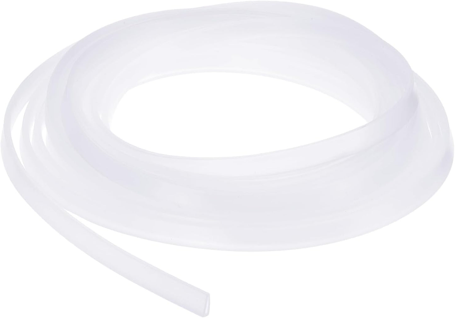 YOKIVE Clear Rubber U Channel Edge Trim, Silicone Door Seal Strip 3/16" Slot Fit for 5/32"-7/32" Edge | Metal Edge Guard Protector Great for Plywood, Glass, Sheet Metal (10-Feet)