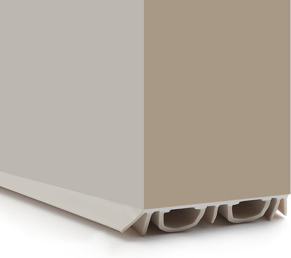 Pushglossy 2 Pack Slide on Door Sweep 35-3/4 Inches Double Bulb Weatherstrip Bottom Seal Compatible with Taylor Door for Energy Efficiency and Draft Protection