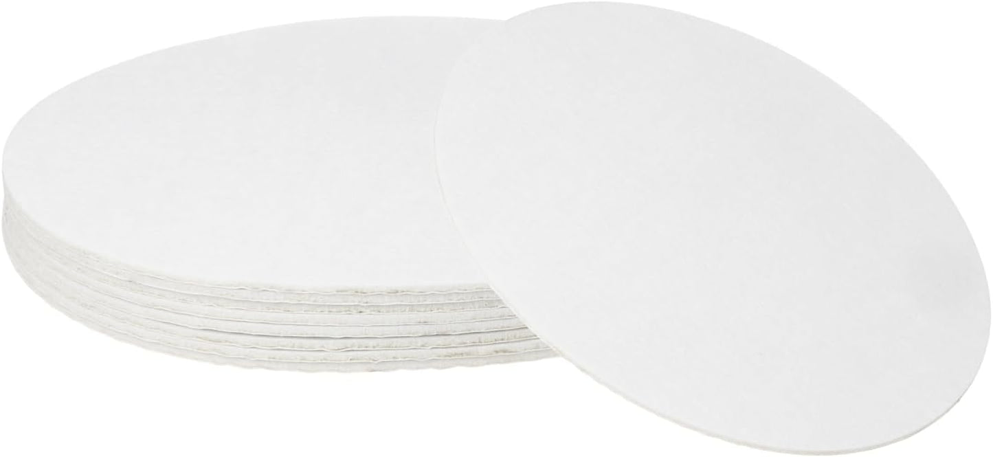 uxcell 32Pcs Non Slip Furniture Pads, 3" Round Self Adhesive Felt Bumpers Noise Reducing Furniture Feet Floor Protector for Chairs Tables Furniture Legs (White 0.2" Thick) - Colors B