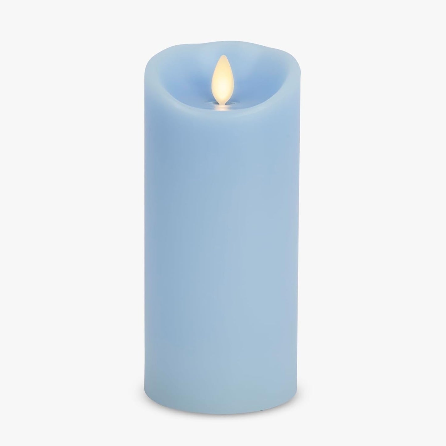 Luminara Flameless LED Battery Operated Ivory Pillar Candle, Flickering Realistic Moving Flame, 3" x 4.5" Luminous Real Wax Indoor Home Decor Pack of 1