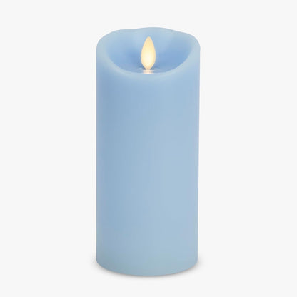 Luminara Flameless LED Battery Operated Ivory Pillar Candle, Flickering Realistic Moving Flame, 3" x 4.5" Luminous Real Wax Indoor Home Decor Pack of 1