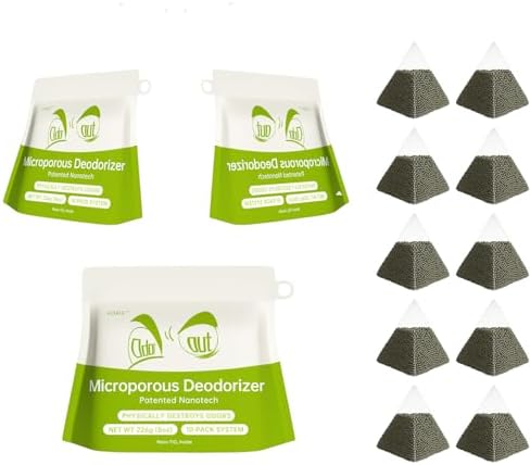 Activated Charcoal Odor Absorber 30 Pack (30 * 20g), Natural Air Purifying Bags, Refrigerator Deodorizer, Shoe & Closet Odor Eliminator, Reusable Non-Toxic Air Freshener for Home Car Basement