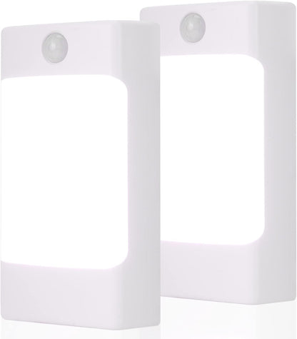 4-in-1 LED Night Light Emergency Backup Light, Motion Sensor, Dusk-to-Dawn Sensor, Rechargeable Battery Operated 5000K Daylight White, LED Flash Light for Home, Power Failure, Hurricane