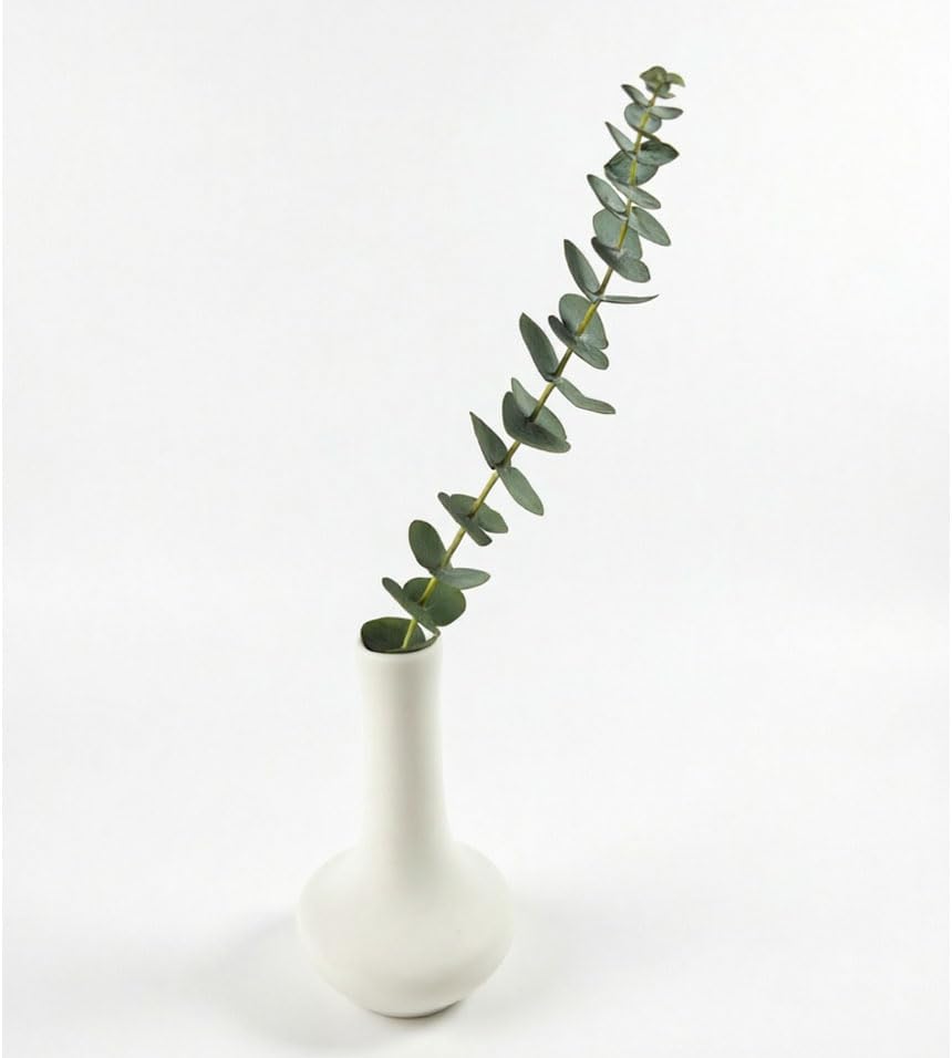 Daittin Small Ceramic Vase Set, Mini Flower Vases for Home Decor, Aesthetic Table Centerpieces for Living Room Bedroom Bathroom Shelf (Style-5)