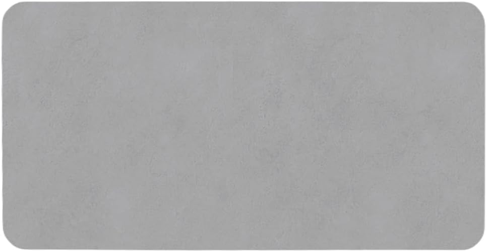 TYUU Bath Mat, Bathroom Rugs Non Slip Washable Thin Absorbent Quick Dry Bath Mat Fits Under Door Bathroom Floor Mat Perfect for Bath, Shower, or Sink 16"x24" Dark Grey